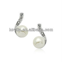 Fashion manmade pearl earring new product jewelry